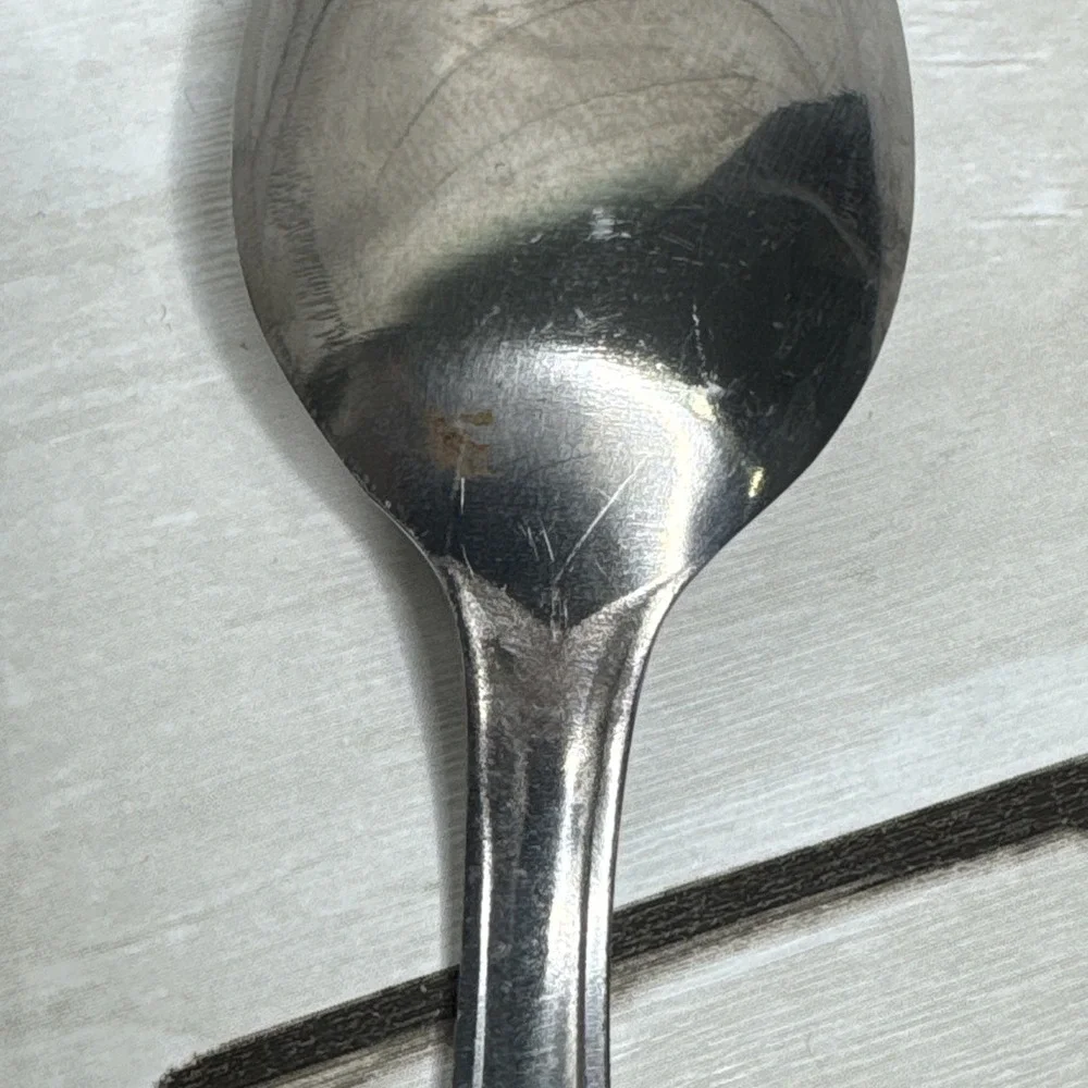 Vintage Inox P Wings Stainless Steel Coffee/Tea Small Spoons Lot Of 4
